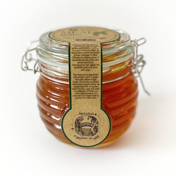 Melodou Cyprus Pine Honey 450g Glass Jar