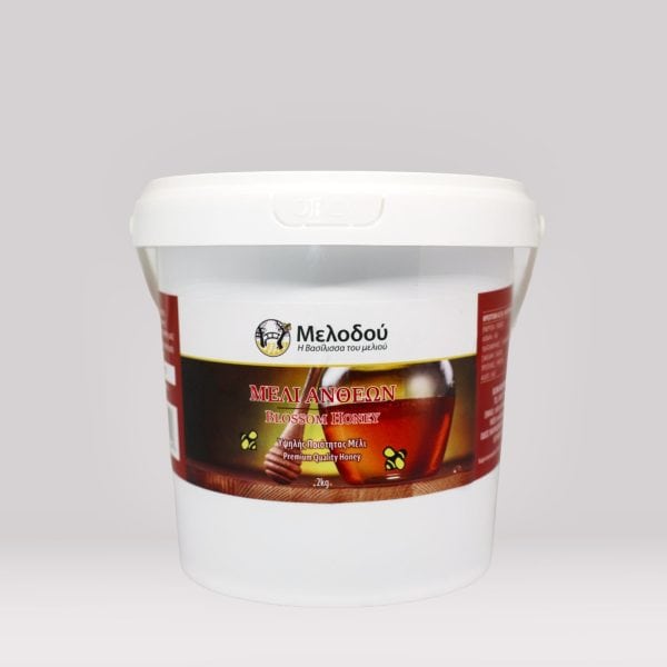 Melodou honey 2kg plastic pail